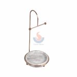 Modern Artisan Brass & Marble Jewellery Stand -
