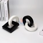 Creative Home Natural White Marble Stone Marble Letter -