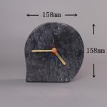 Marble Clock Luxury Desk Clock Decorative Art Deco Personalized Small Clock -