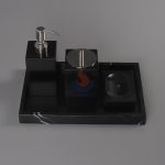 Black Marble Bathroom Suite Bath Collection -