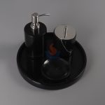 Black Marble Bathroom Suite Bath Collection -