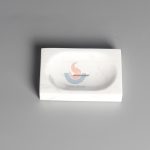 White Natural Real Marble Stone Bath Accessories -
