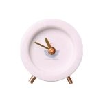 White Marble Clock Luxury Desk Clock Decorative Art Deco Personalized Small Clock -