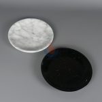 Black French Kitchen Marble Fruit Plate -