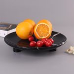 Black Marble Fruit Plate Marble Fruit Tray -