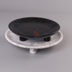 Black Marble Fruit Plate Marble Fruit Tray -