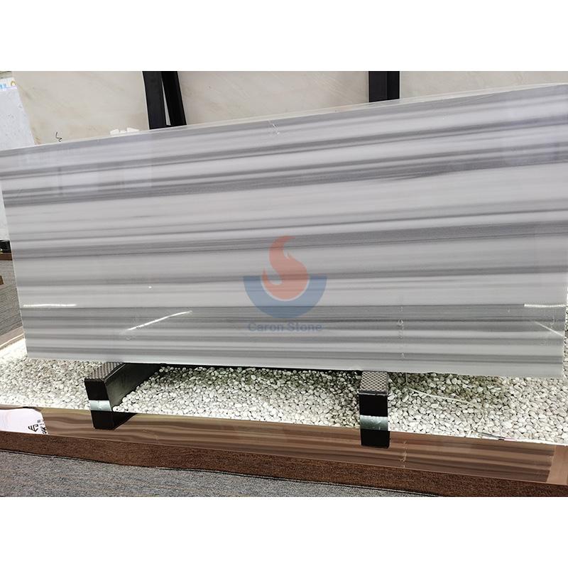 High quality Marble Polished  Marmara Equator White Stone for Toilet Floor