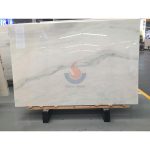 Interior Stone Floor Polish Bianco Namibia New Statuario Marble White -