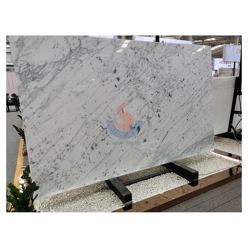 Natural Polished Italian Bianco Carrara White Marble