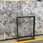 Brown Marble Ice Flake Marble Customized Stone Tile For Floor And Wall -