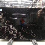 Brazilian Black Sea Wave Titanium Granite Cosmic Black Granite -