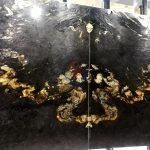 Brazilian Black Sea Wave Titanium Granite Cosmic Black Granite -