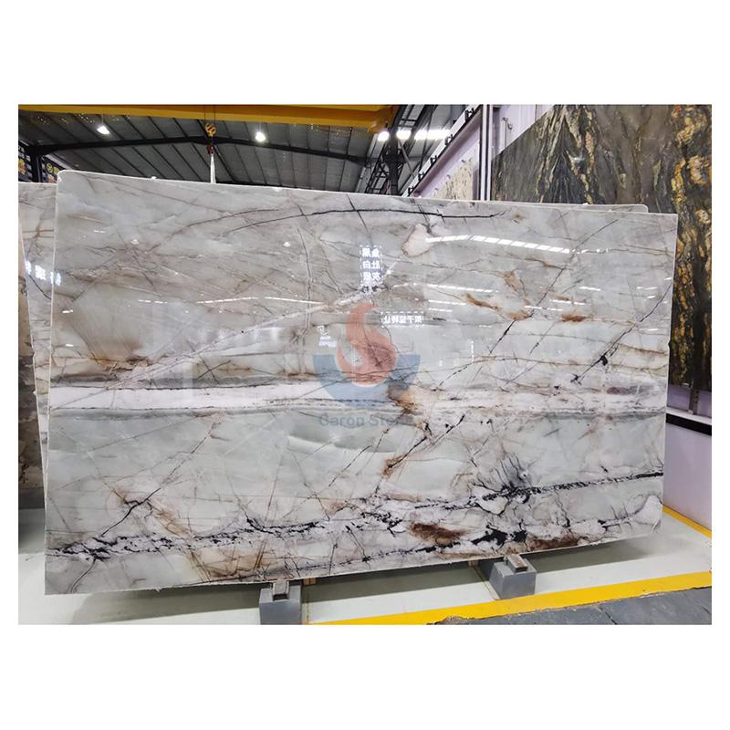 Brazilian Cristallo Tiffany Quartzite  Green Exotic Quartzite Slabs