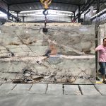 Brazilian Cristallo Tiffany Quartzite Green Exotic Quartzite Slabs -