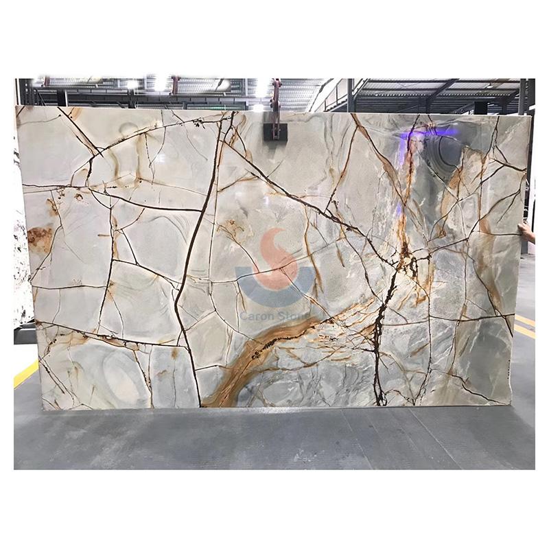 Brazil Blue Roma Impression Deep Blue Quartzite  quartzite slab