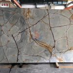 Brazil Blue Roma Impression Deep Blue Quartzite Quartzite Slab -