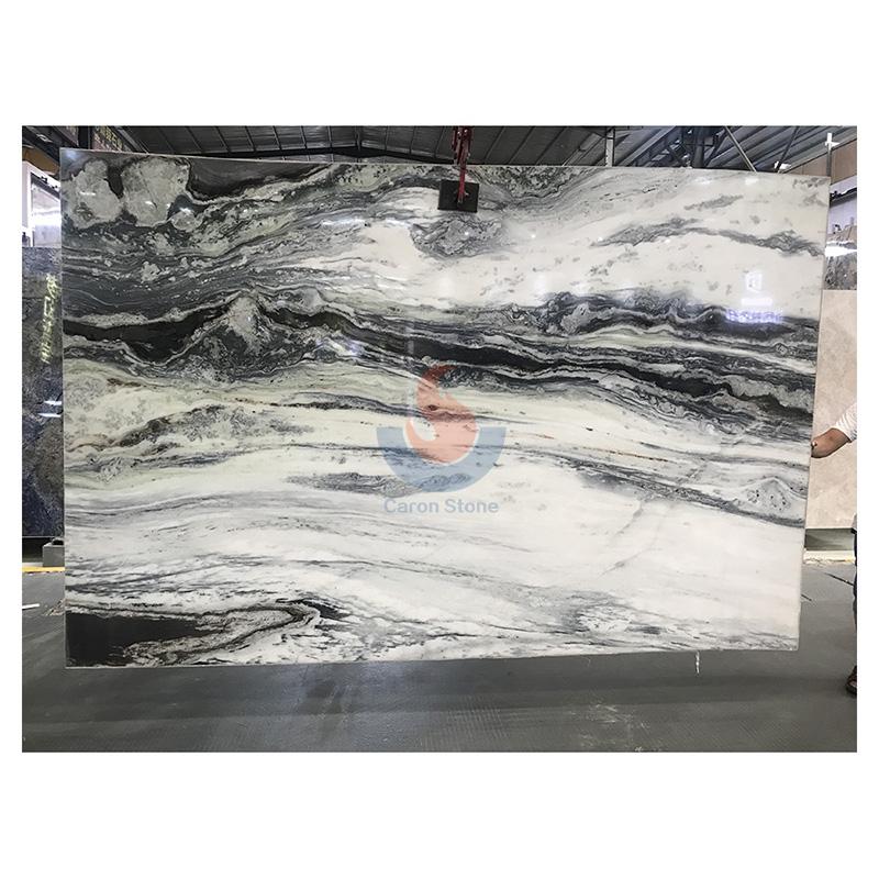 Brazilian Polished Scandalous Marble Bookmatched Slabs