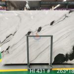 Panda White Marble Bookmatch Slab Wall Shower Flooring -