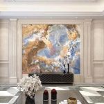 Bule Onyx Marble Slabs House Contruction Decoration -