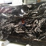 Good Brazil Black Cosmic Granite Slab Price For Interior Decoration -