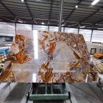 Exclusive Golden Luxury Marble Stone For Background And Countertop -