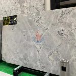 Natural Brazilian Extra Super White Calacatta Quartzite Slab Stone -