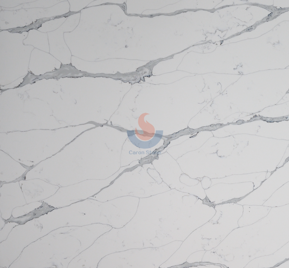 High Quality Calacatta White Quartz Stone slab Artificial Stones for kitchen Counter top