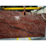 Red Fusion Mirage Revolution Wave Quartzite Slab -