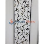 White Black Marble With Gold Brass Mosaic Tile -