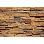 Artificial Earthen Brown Stacked Ledgestone/culture Stone Veneer Panel GB-A05 -