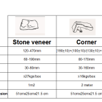 GB-S01 China Artificial Cultured Stone Shadow Rock Wall Cladding Panel Ledgestone Veneer -