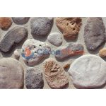 GB-E01 China Faux Artificial Rounded River Rock Pebble Wall Stone -