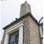 GB-E01 China Faux Artificial Rounded River Rock Pebble Wall Stone -