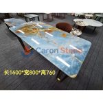 Real Natural Blue Onyx Marble Stone Slab And Tile For Wall And Floor Contruction Decoration From China -