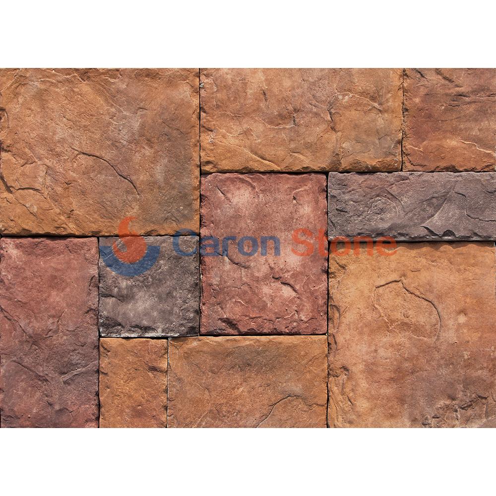 GB-B12 Artificial cultured castle stacked stone wall cladding veneer tile