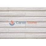 GB-P01 Artificial Cultured Stone Wood Grain Texture White Wall Stone Tile -