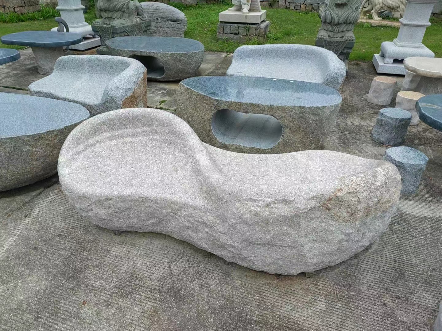 Natural Stone outdoor chair