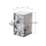 Marble Draper Coffee Table Side Table Plinth Cubic Side Table Desplay Plinth Box -