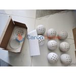 White Grey Marble Sphere Mubkhar Incense Burner -