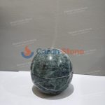 Green Marble Sphere Mubkhar Incense Burner -