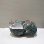 Green Marble Sphere Mubkhar Incense Burner -