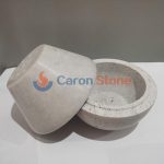 Marble Travertine Sphere Mubkhar Incense Burner -