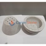 Marble Travertine Sphere Mubkhar Incense Burner -