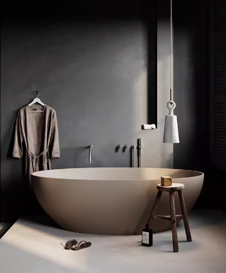 You must try the natural stone bathtub when staying in a hotel