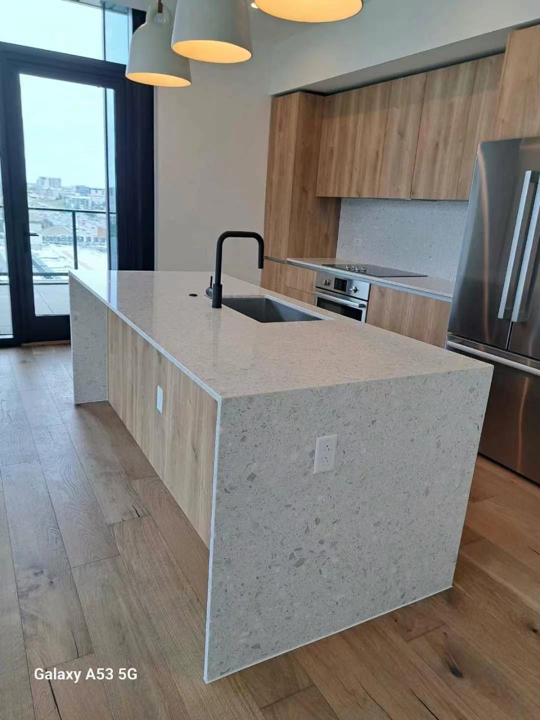 Artificial kitchen countertop