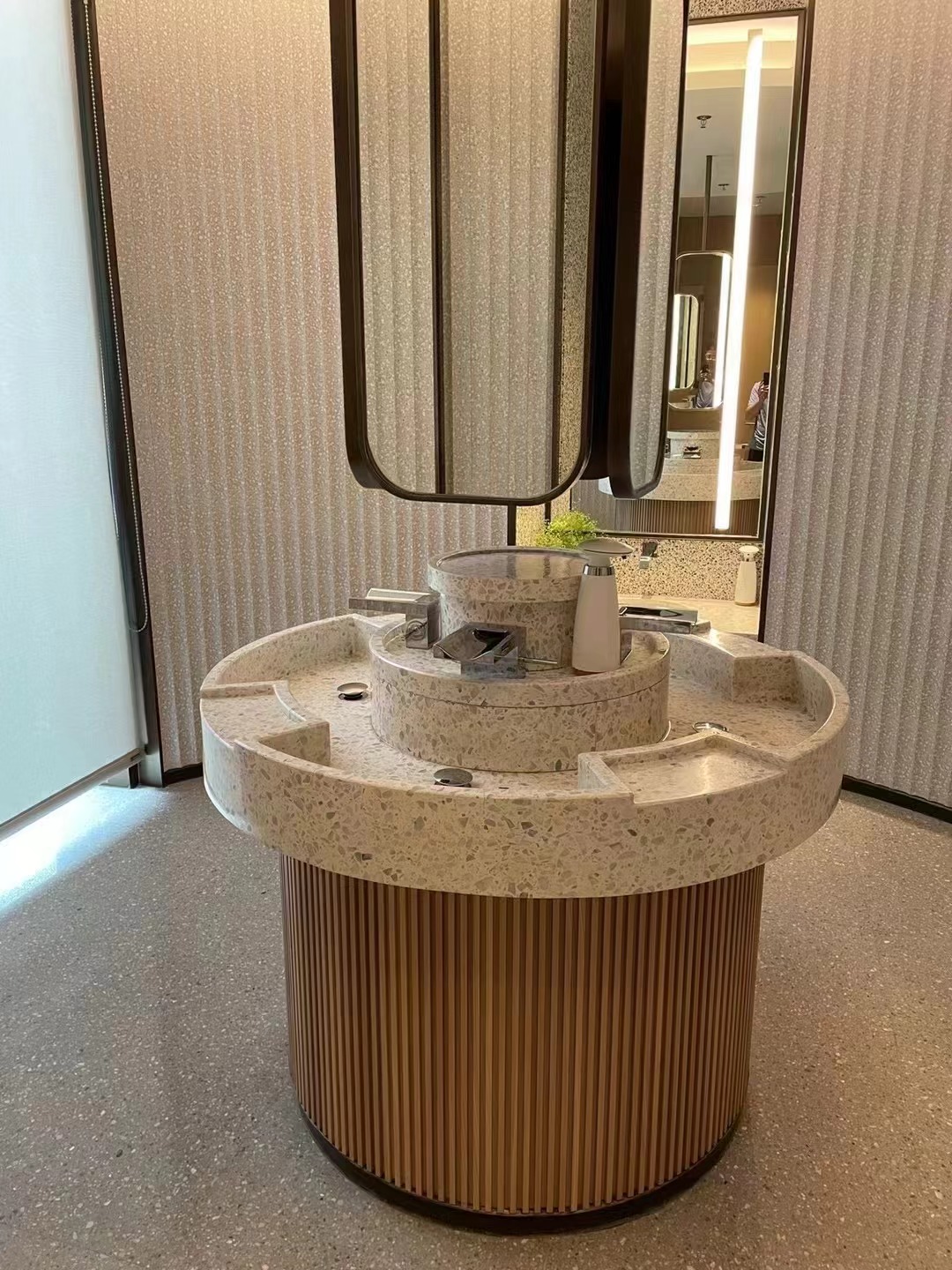 Artificial stone bathroom top