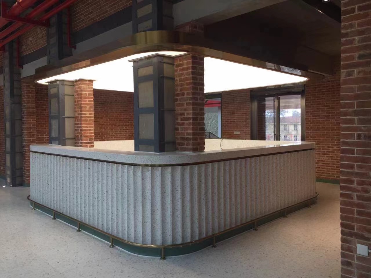 Artificial stone commercial top