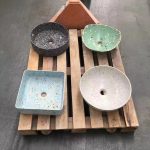 Artificial stone sinks