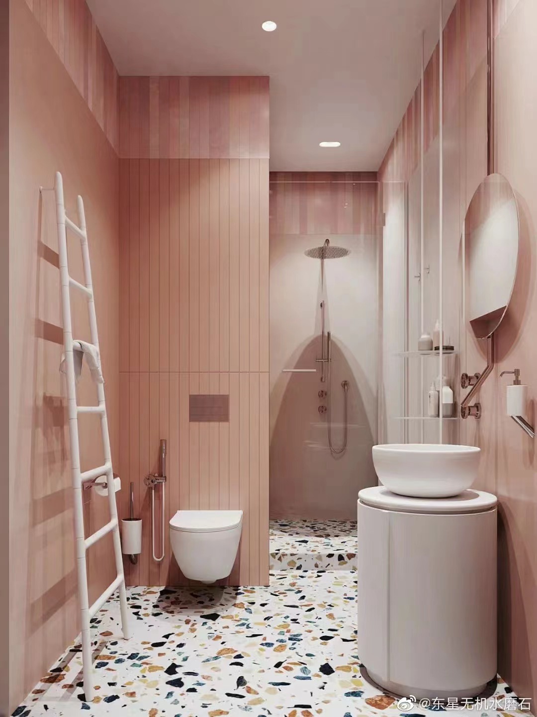 Artificial stone shower base