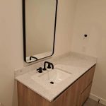 Artificial stone bathroom design